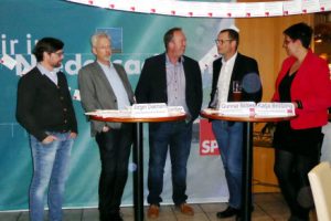 V. l.: Andreas Pomplun, Jürgen Diekmann, Uwe Santjer, Gunnar Böltes, Katja Brößling