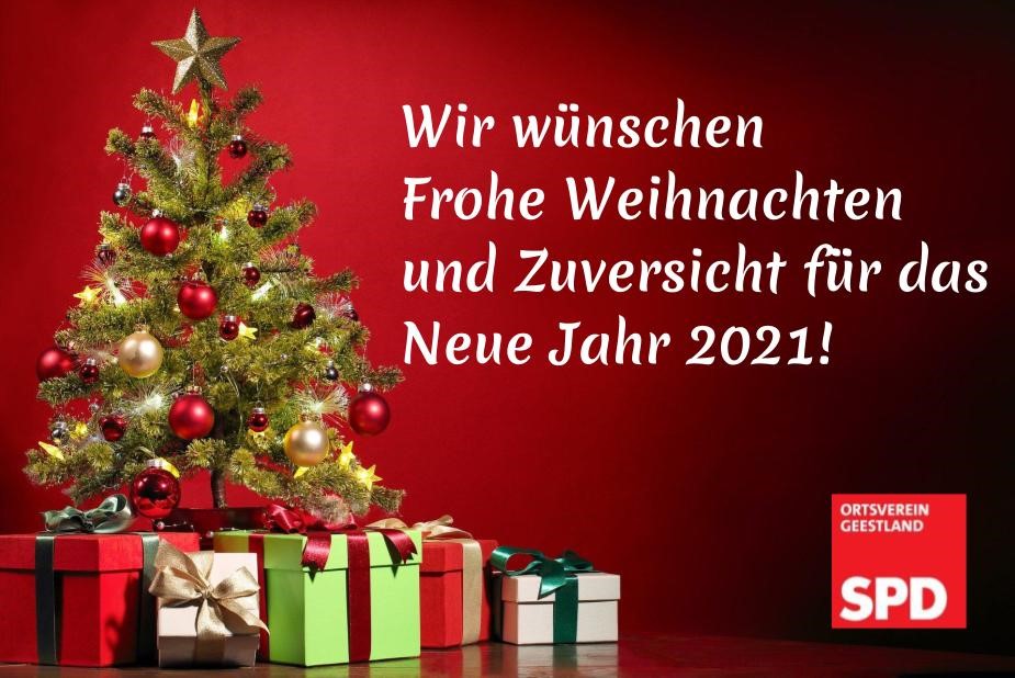 Weihnachtsgruß des OVVorstandes › SPDOrtsverein Geestland